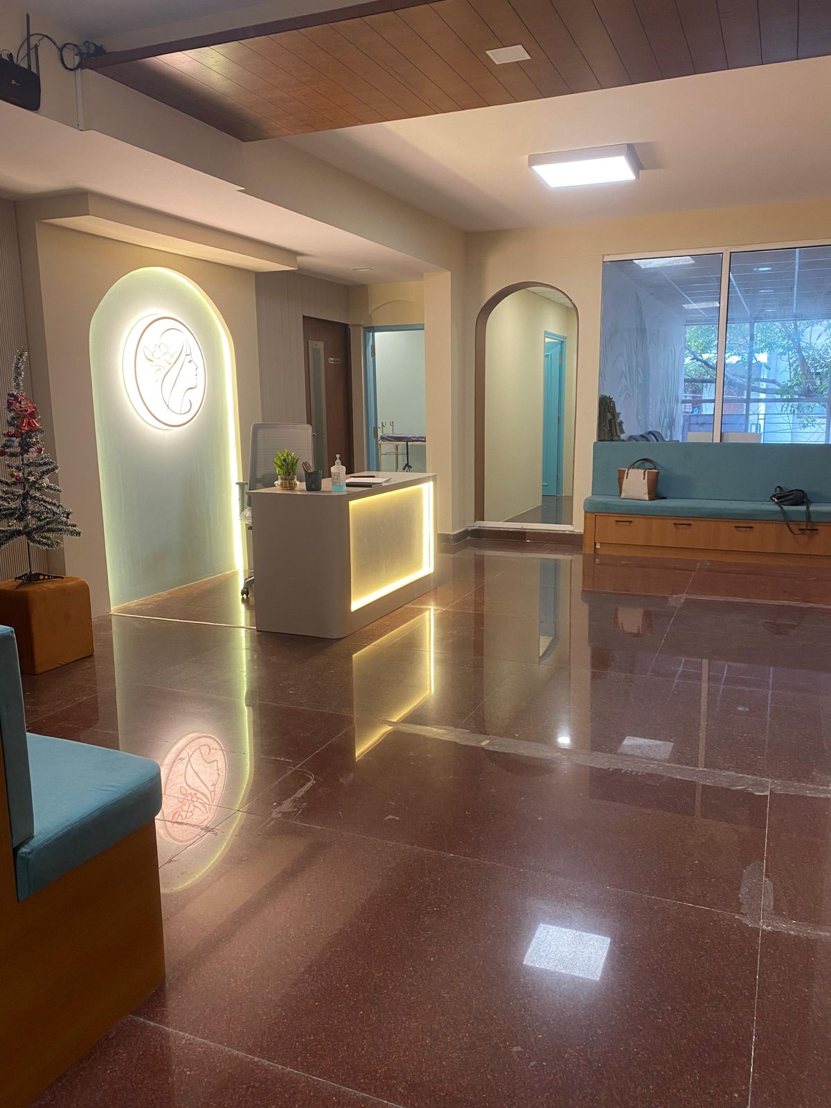 Celebration moment with staff